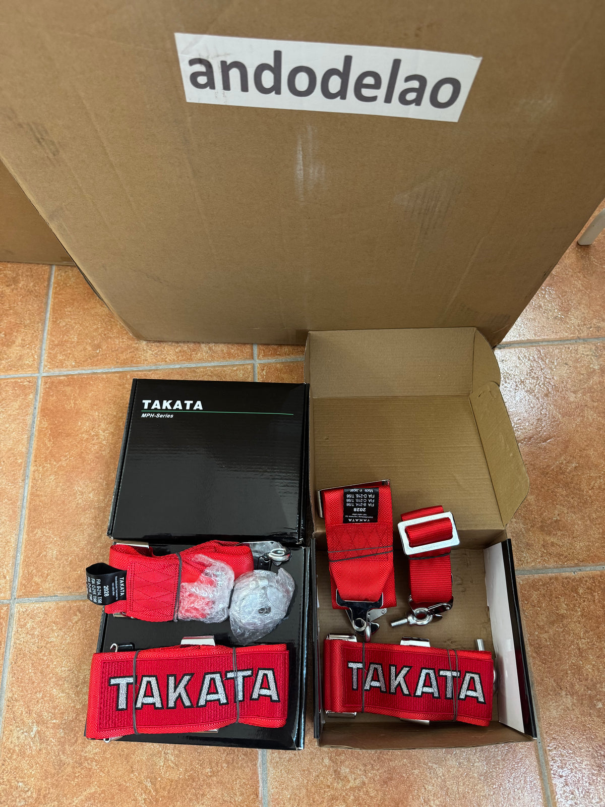 TAKATA 5 Point Harnesses BLACK